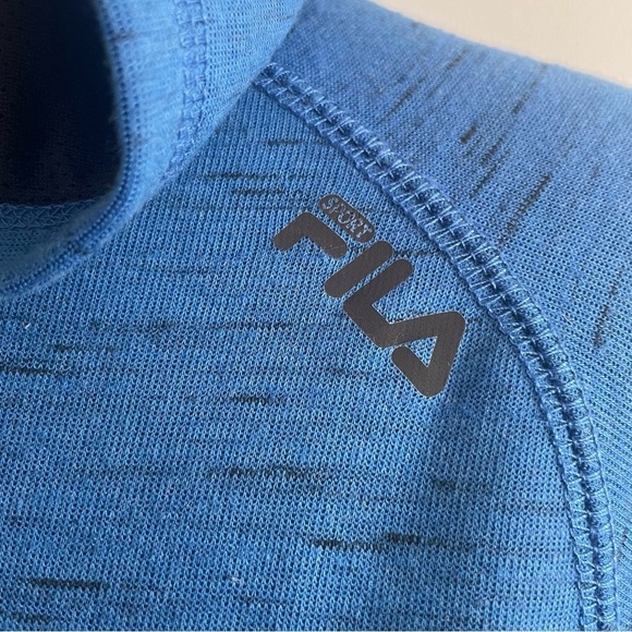 Fila Sport Activewear Pullover Quarter Zip- Blue- Size L- NWT - Picture 2 of 8